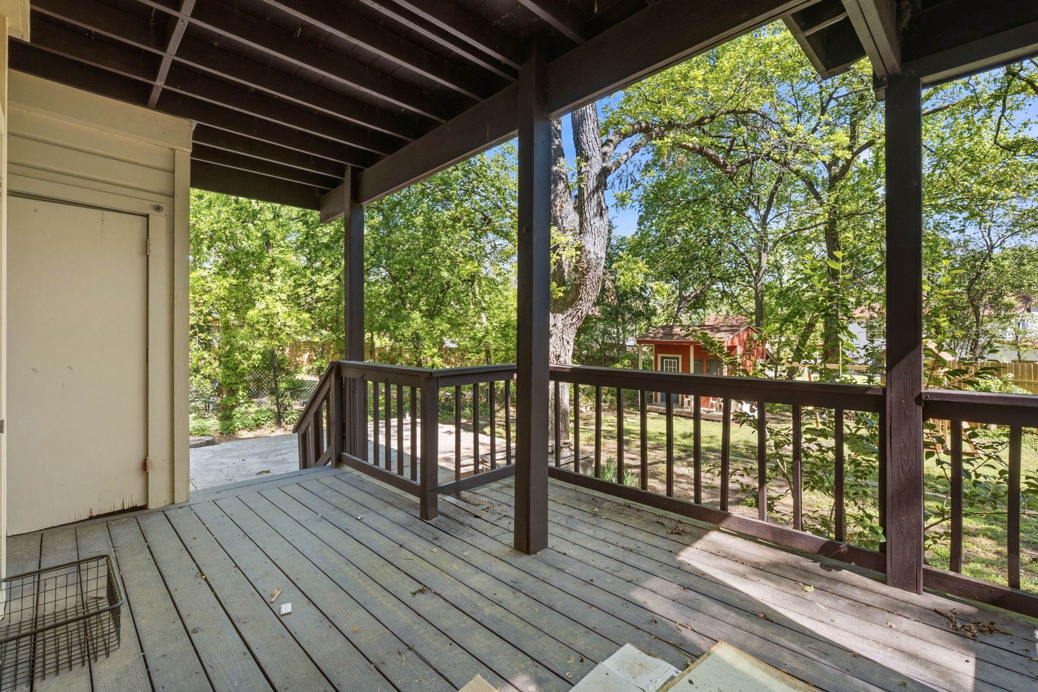 804 Rutherford Place, Unit A Austin, TX 78704 - Photo 17 of 17 a view of porch with wooden floor