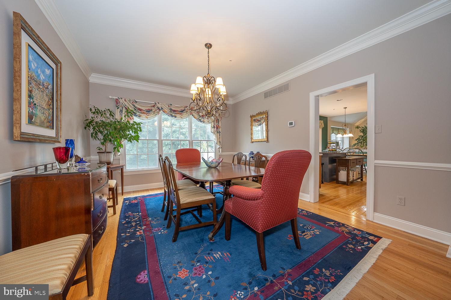 3 Old Forest Road Newtown Square, PA 19073 - Photo 8 of 37 Formal DR with spectacular views of back yard