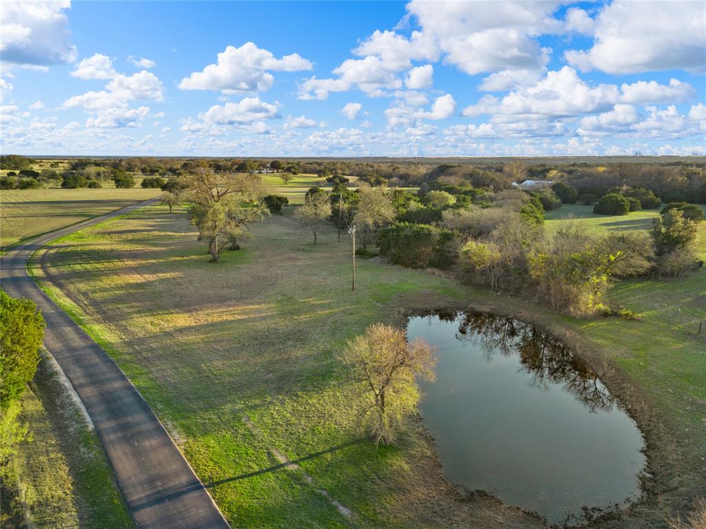 20131 China Spring Road Valley Mills, TX 76689 - Photo 34 of 40 Aerial view of front pond