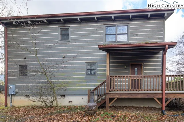 a view of a house with a window