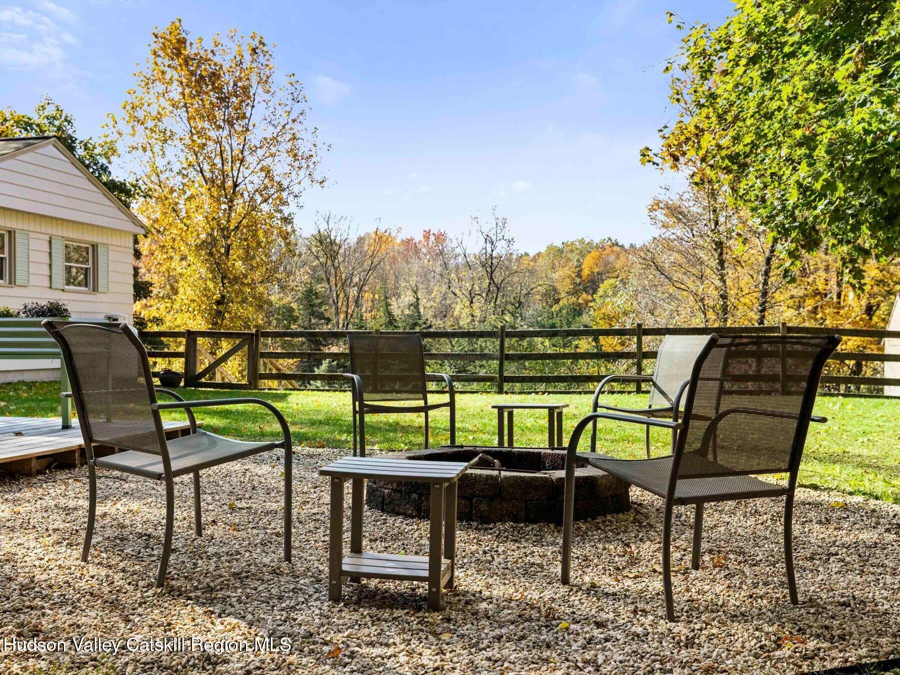 29 Hapeman Hill Road Red Hook, NY 12571 - Photo 57 of 63 a view of a chairs and table on the terrace