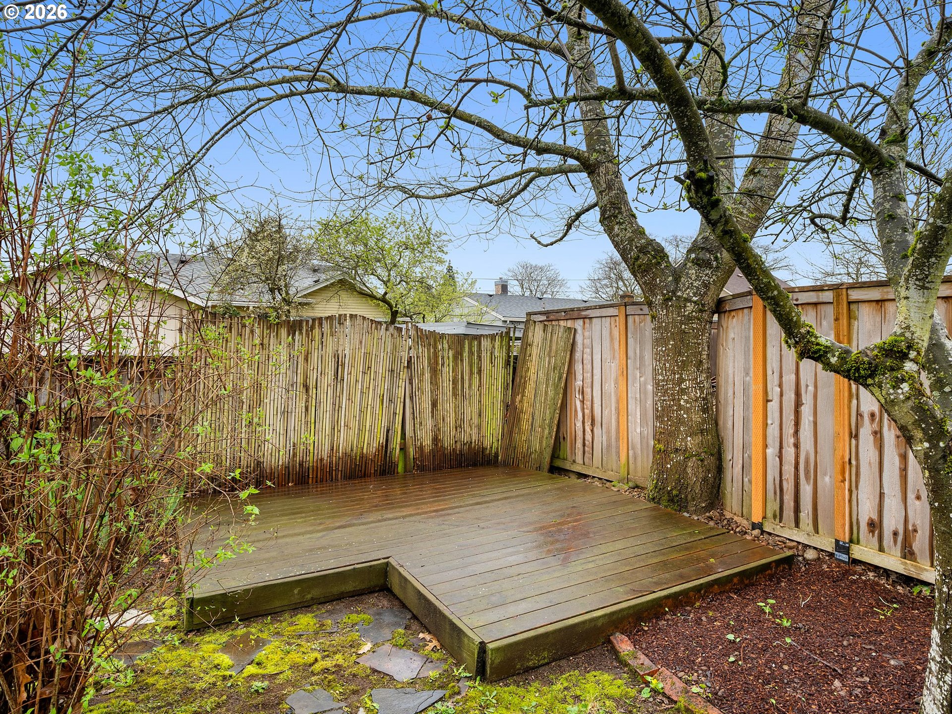 1310 Northeast 70th Avenue Portland, OR 97213 - Photo 26 of 30 a view of a backyard with a small cabin