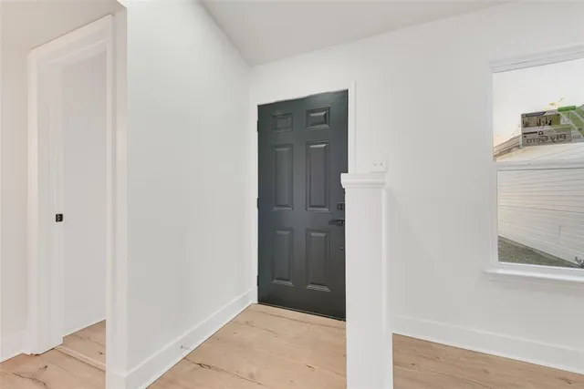 a view of closet area