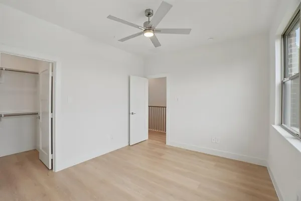 a bathroom with a window