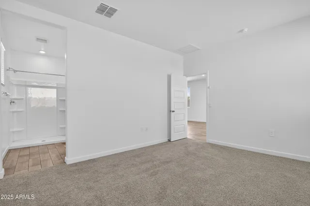 a view of an empty room