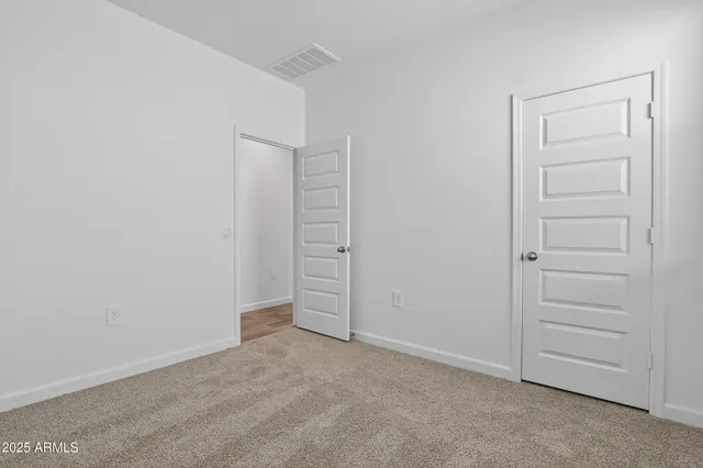 a view of closet area