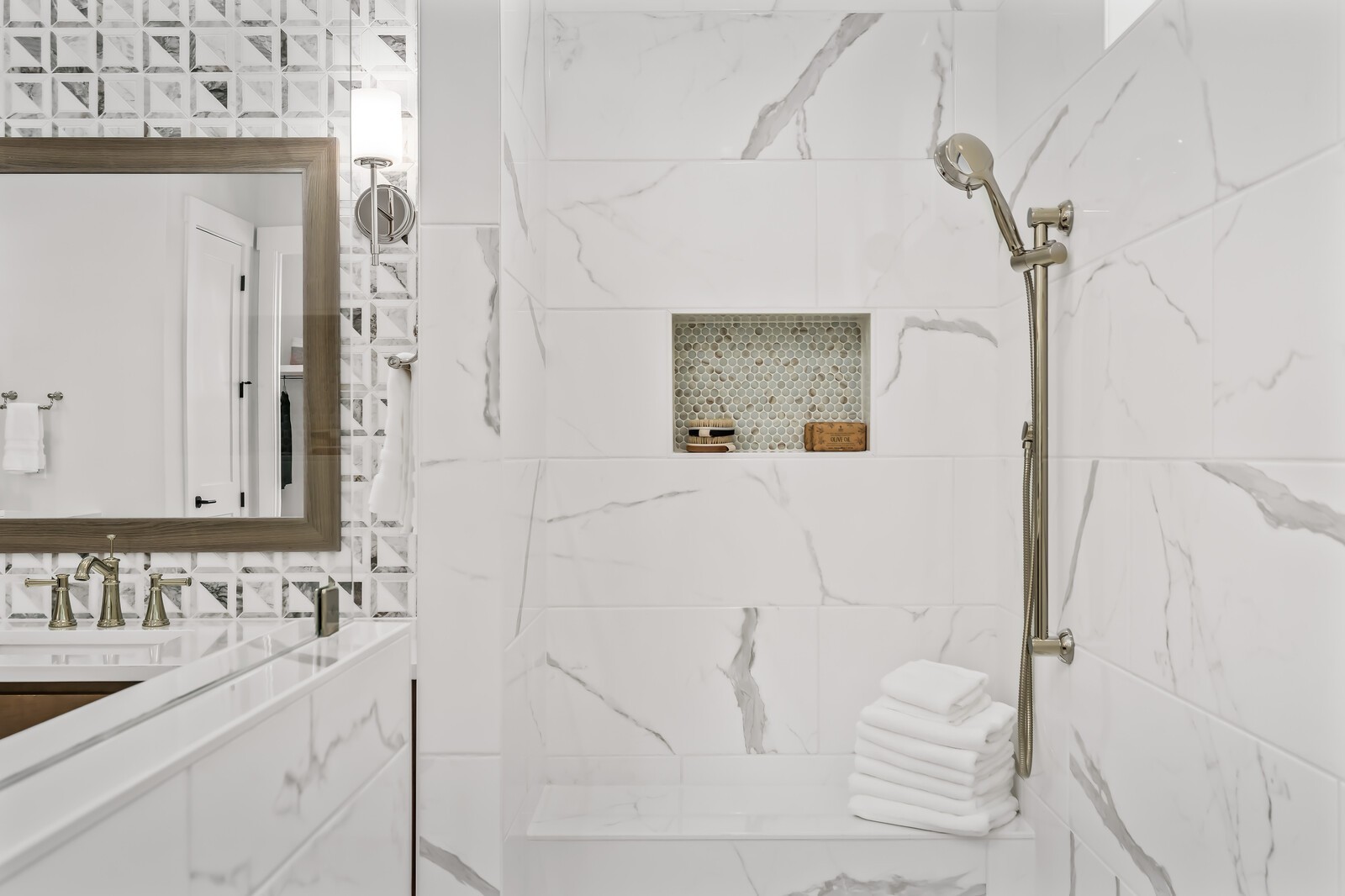 7280 Ruzek Court Fairview, TN 37062 - Photo 54 of 90 a bathroom with a sink and a shower