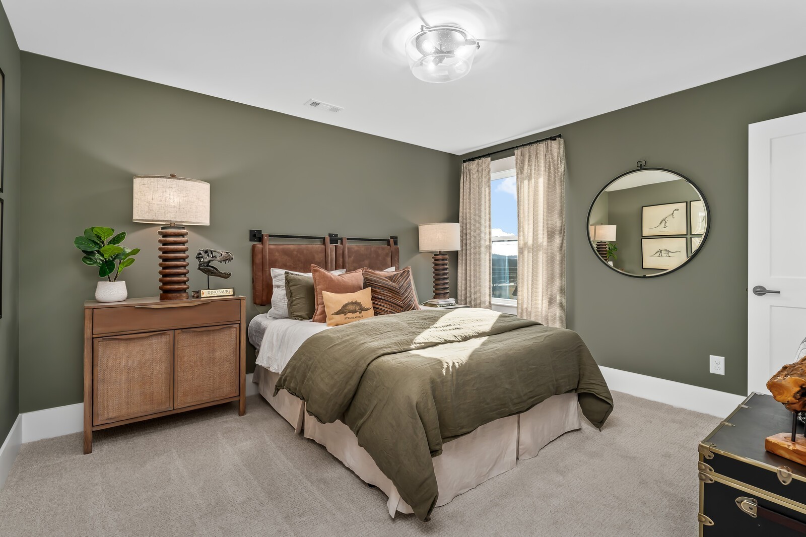 7280 Ruzek Court Fairview, TN 37062 - Photo 81 of 90 a bed room with a bed mirror and a window