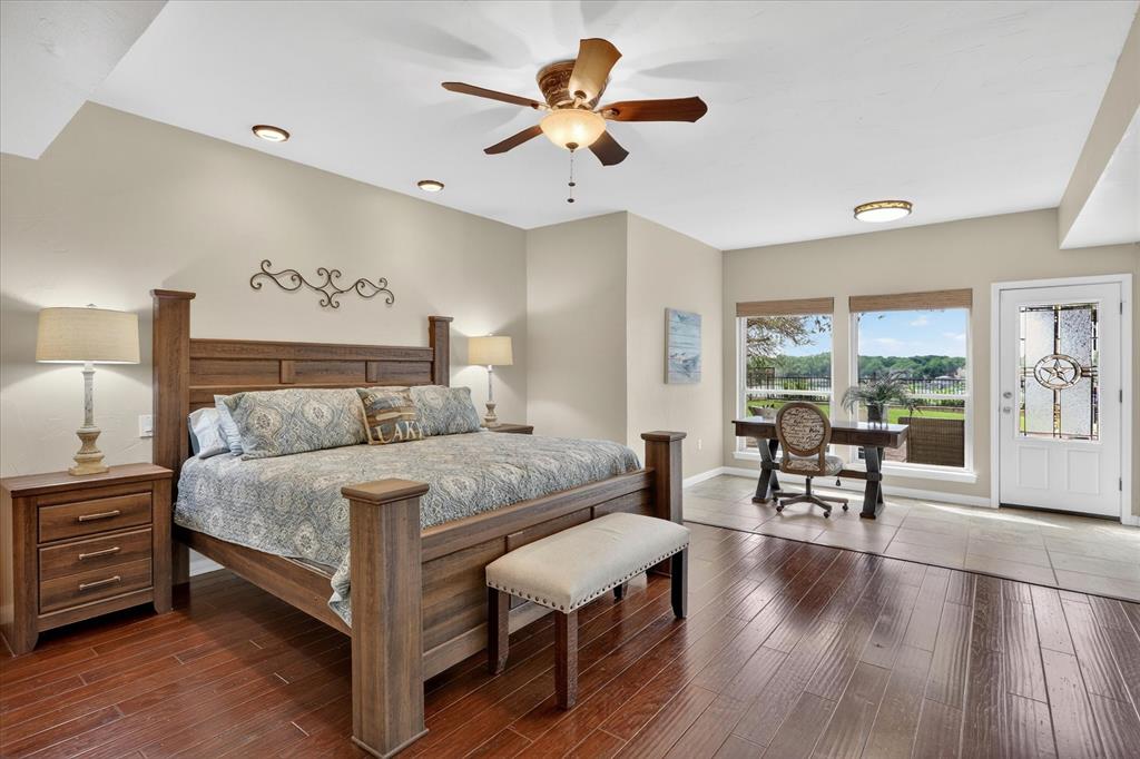 8877 Random Road Fort Worth, TX 76179 - Photo 12 of 40 Spacious room featuring rich wood-finish flooring, recessed lighting, and a ceiling fan