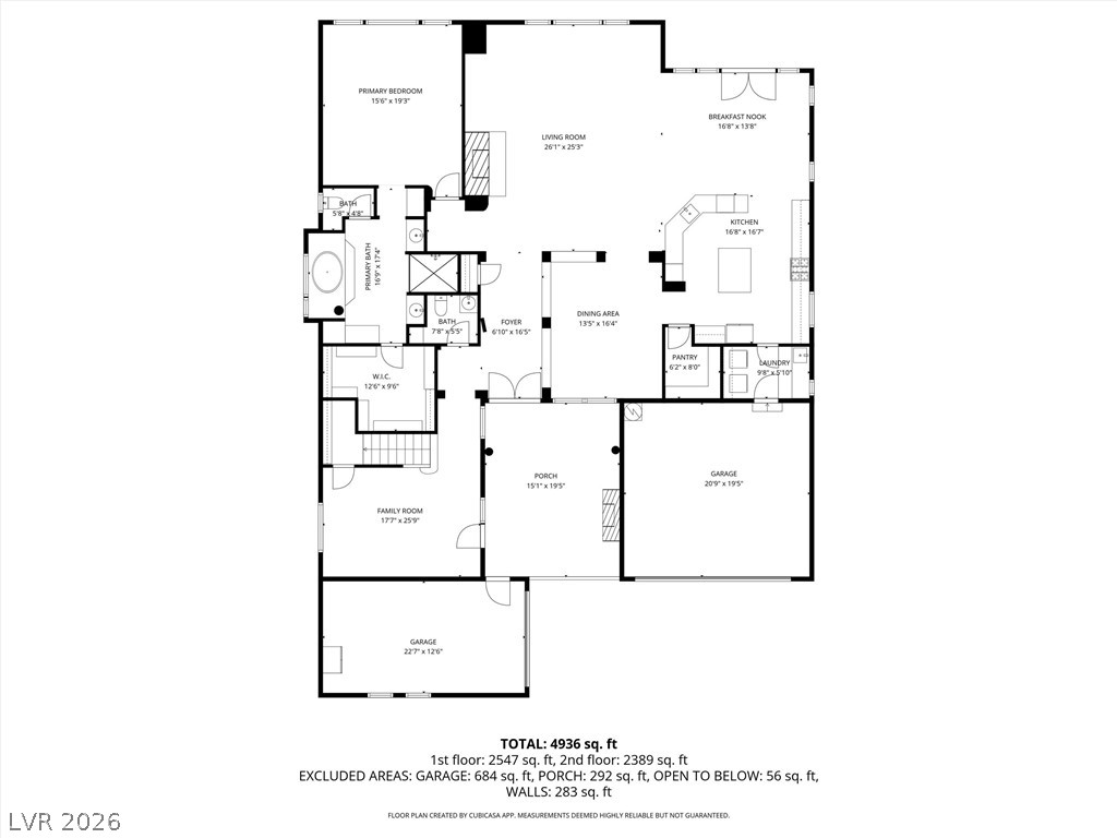 2737 Tarbert Street Henderson, NV 89044 - Photo 60 of 60 This spacious floor plan outlines a home designed for comfortable and elegant living across multiple levels.