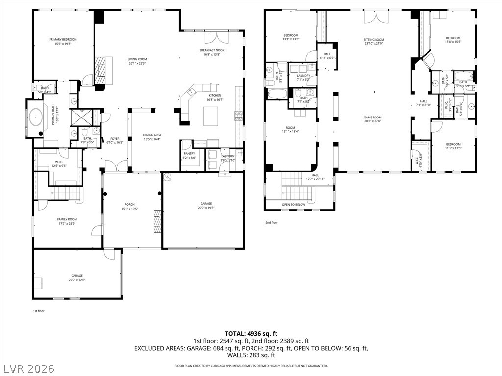2737 Tarbert Street Henderson, NV 89044 - Photo 55 of 60 Explore the comprehensive layout of this residence, featuring two spacious levels for diverse living.