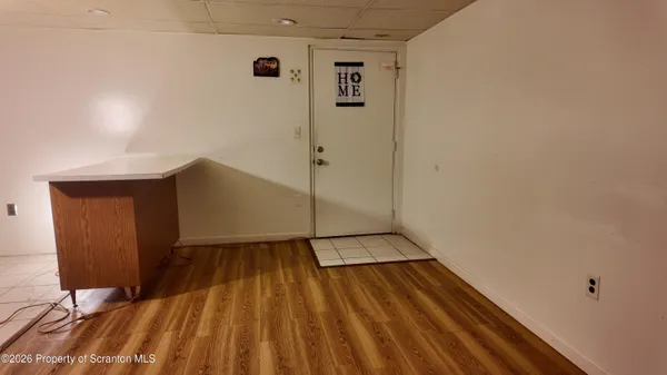 a view of wooden floor