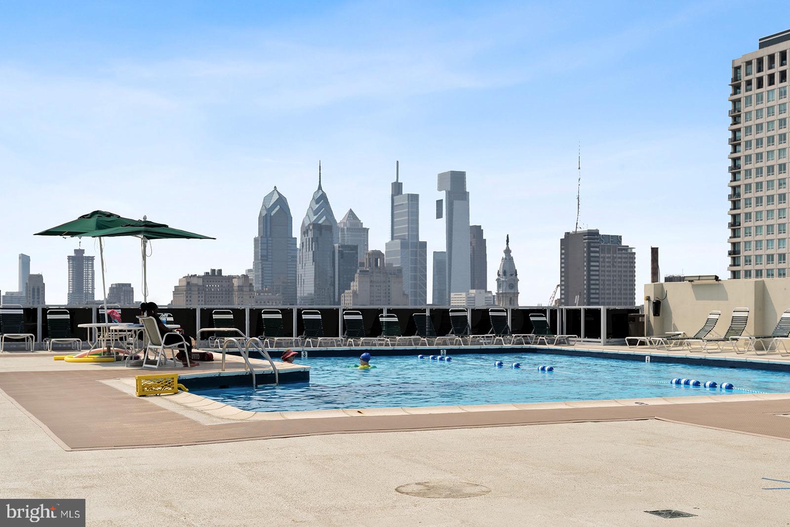 604 South Washington Square, Unit 309 Philadelphia, PA 19106 - Photo 17 of 28 a view of a city with tall buildings