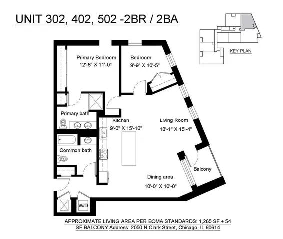 $4,825 | 2050 North Clark Street, Unit 302, Chicago, IL 60614