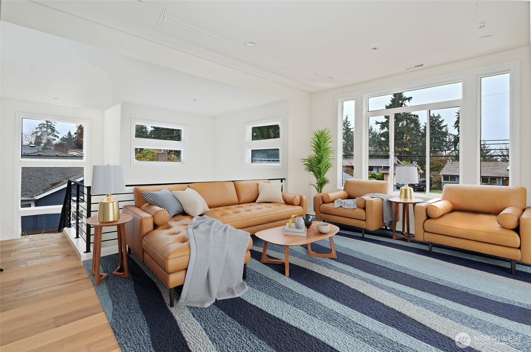 17526 Fremont Avenue North Shoreline, WA 98133 - Photo 25 of 40 a living room with furniture and large window