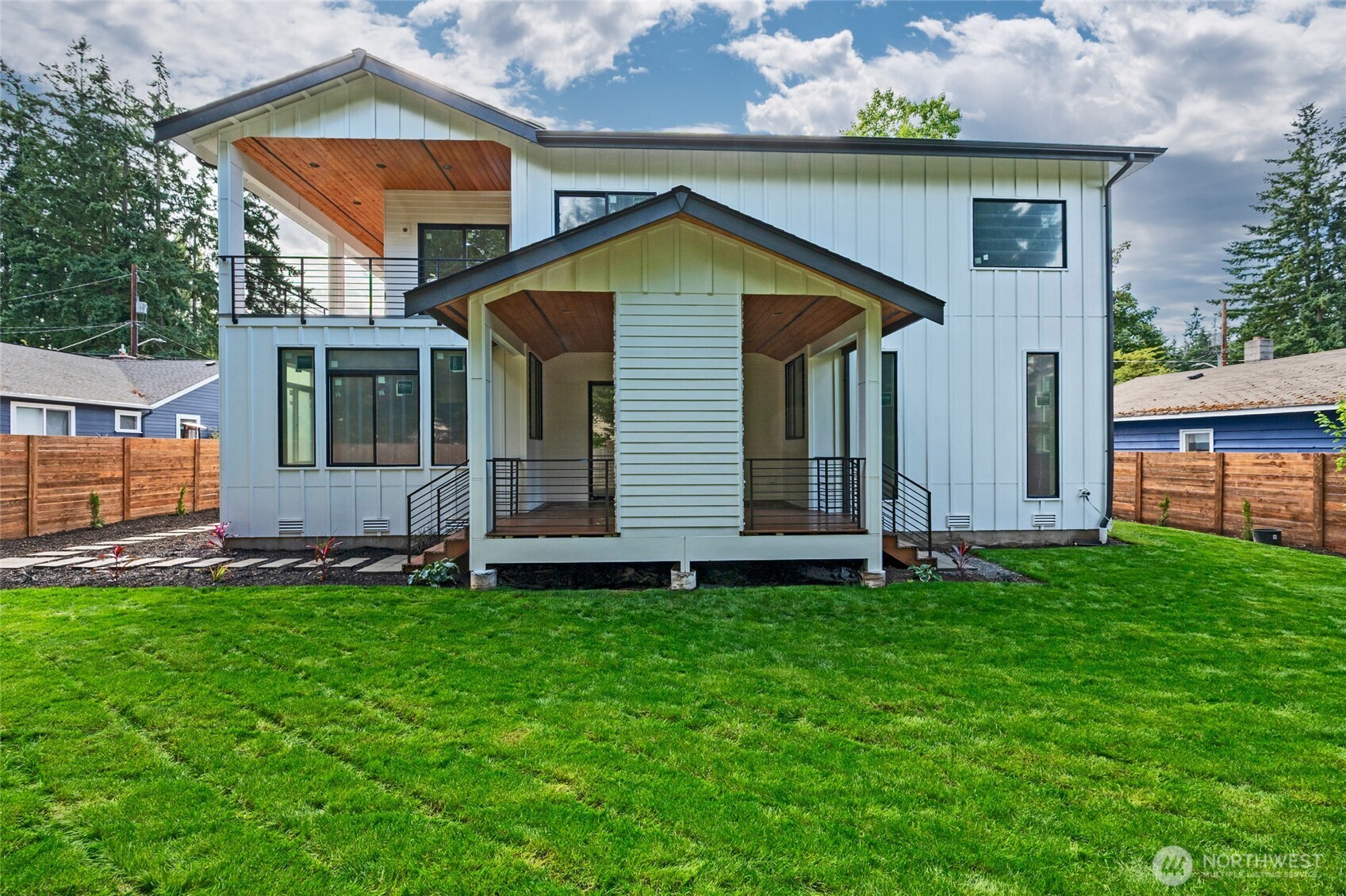 17526 Fremont Avenue North Shoreline, WA 98133 - Photo 37 of 40 a front view of a house with a yard