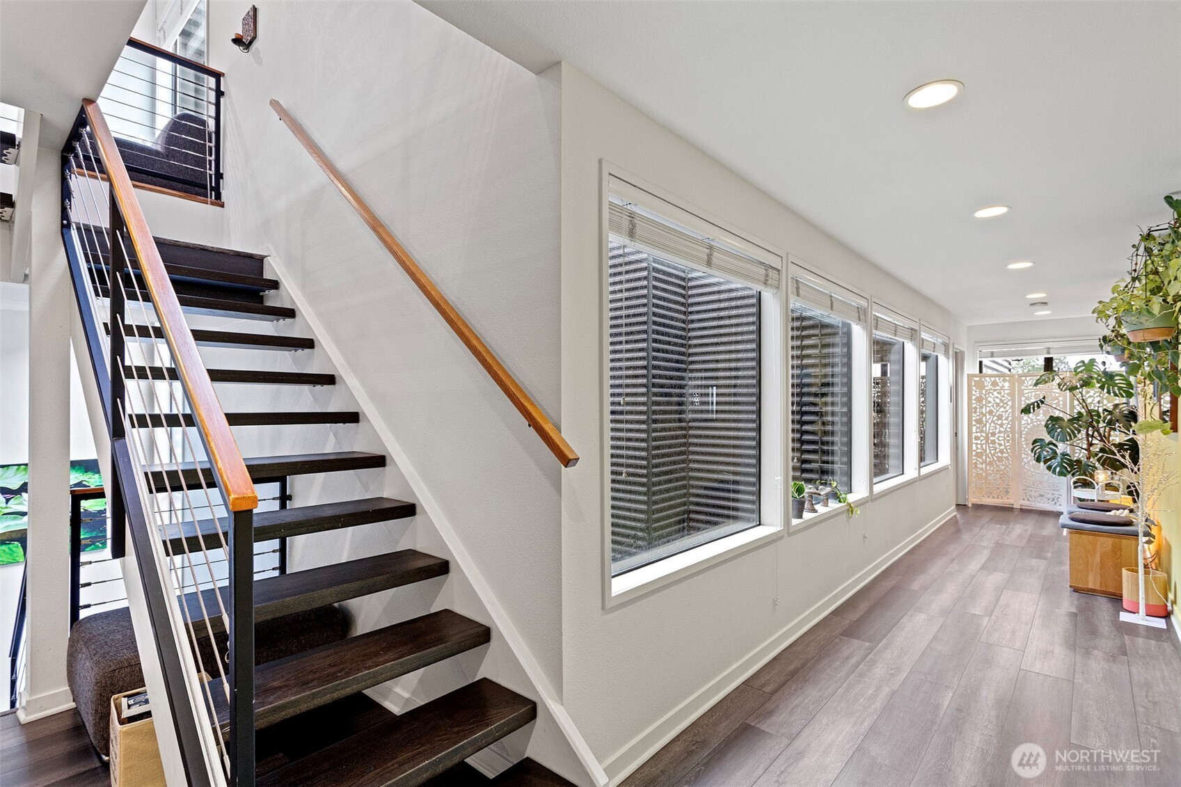 611 State Street, Unit 9 Kirkland, WA 98033 - Photo 10 of 36 a view of entryway and hall with wooden floor