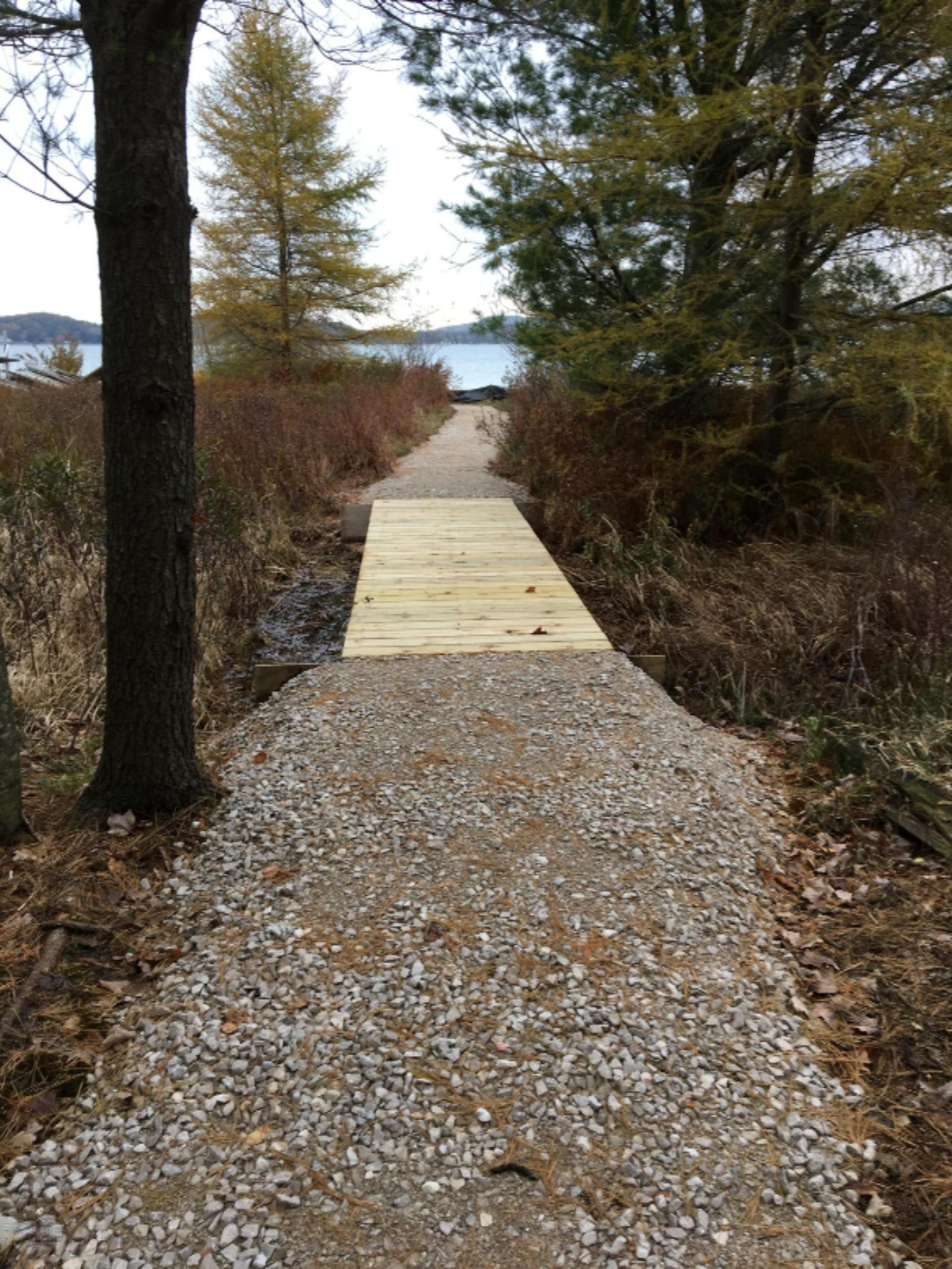 2697 Crescent Beach Road Manistee, MI 49660 - Photo 40 of 45 Path to Portage Lake