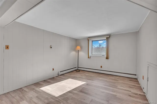 wooden floor in a room