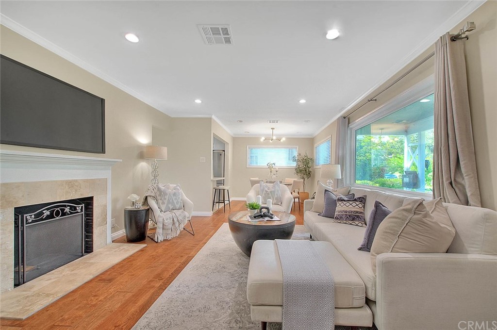 2509 Pine Valley Drive Alhambra, CA 91803 - Photo 12 of 63 a living room with furniture and a fireplace