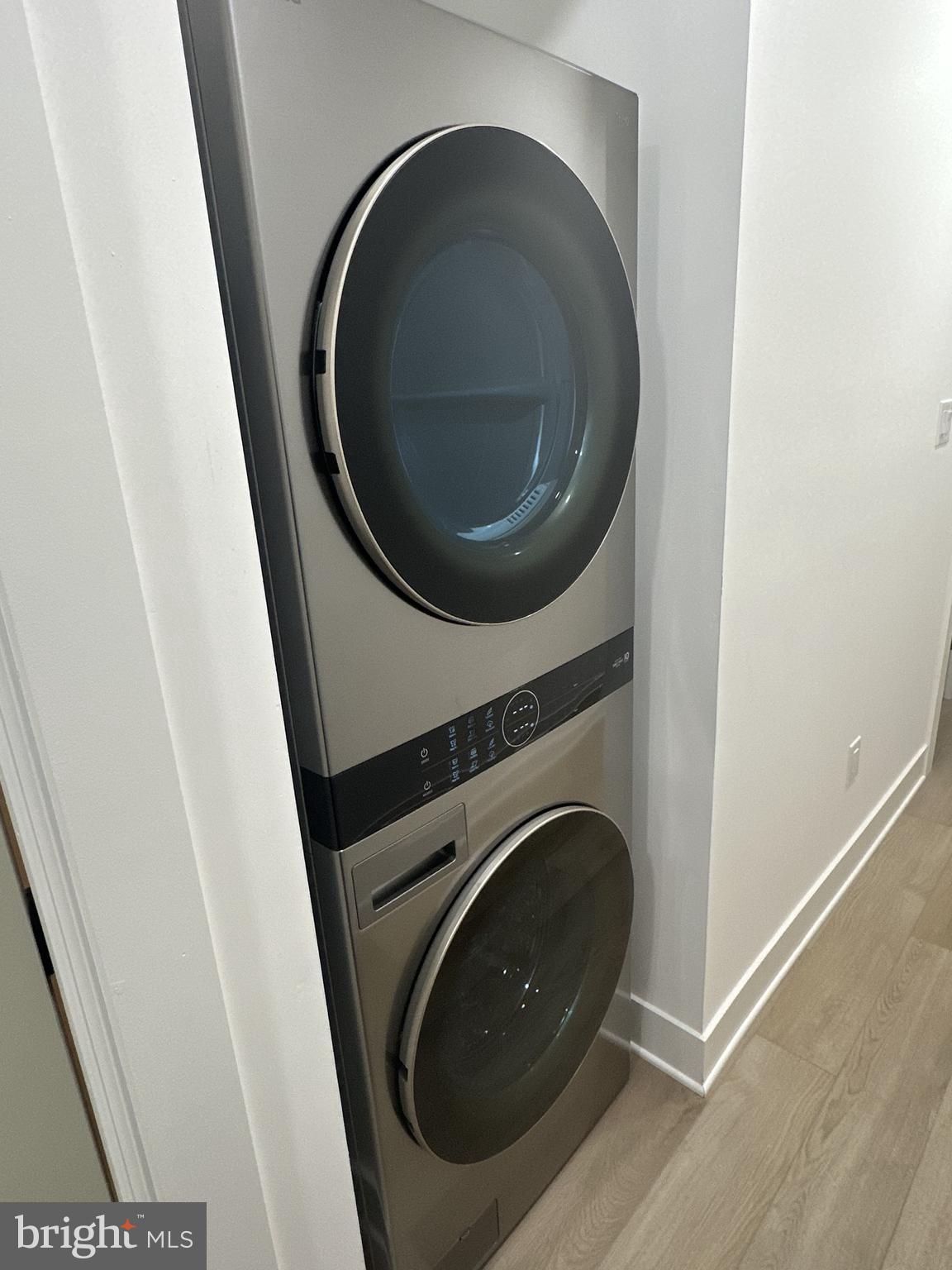 1502 South 52nd Street, Unit A Philadelphia, PA 19143 - Photo 11 of 13 a close up view of a washer and dryer