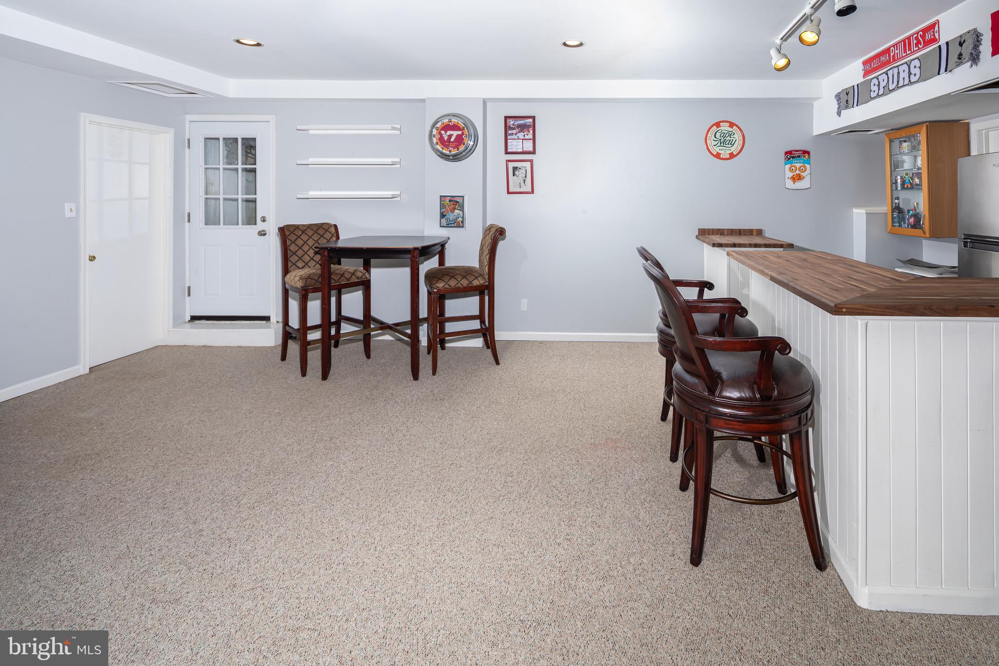 117 Hillside Road Wayne, PA 19087 - Photo 28 of 36 Finished Lower Level w/ Walkout Stairs
