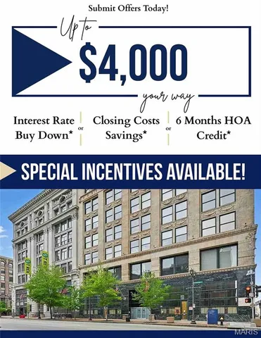 $213,999 | 901 Washington Avenue, Unit 205, St. Louis, MO 63101