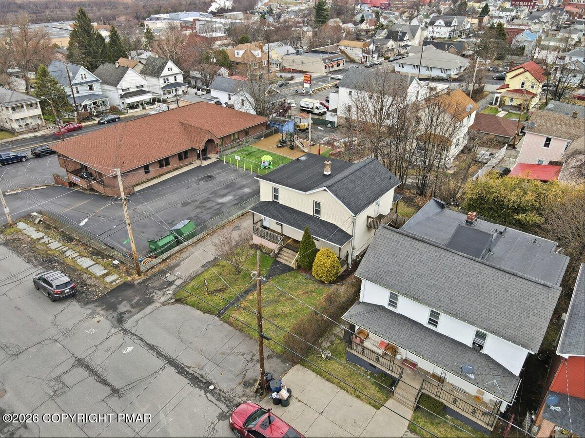 515 Breck Street Scranton, PA 18505 - Photo 14 of 38 an aerial view of a house with garden space and street view
