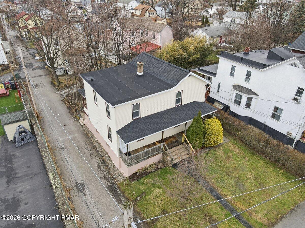 515 Breck Street Scranton, PA 18505 - Photo 15 of 38 an aerial view of a house with table and chairs