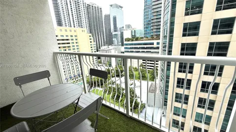 a view of a city with tall buildings