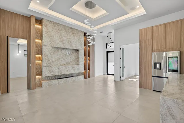 a view of an empty room