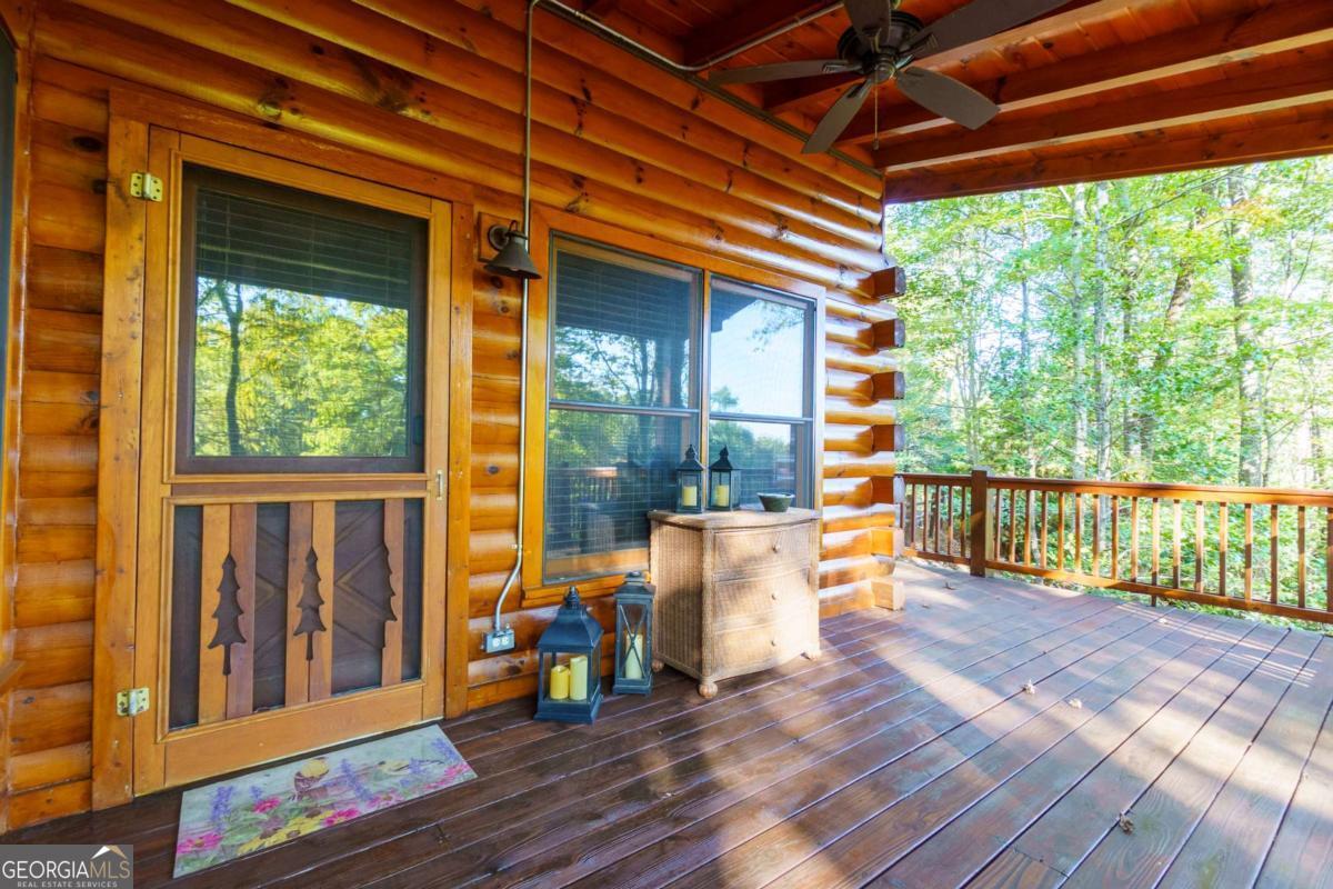 24 Casey Court Blue Ridge, GA 30513 - Photo 31 of 54 a view of a patio with wooden floor