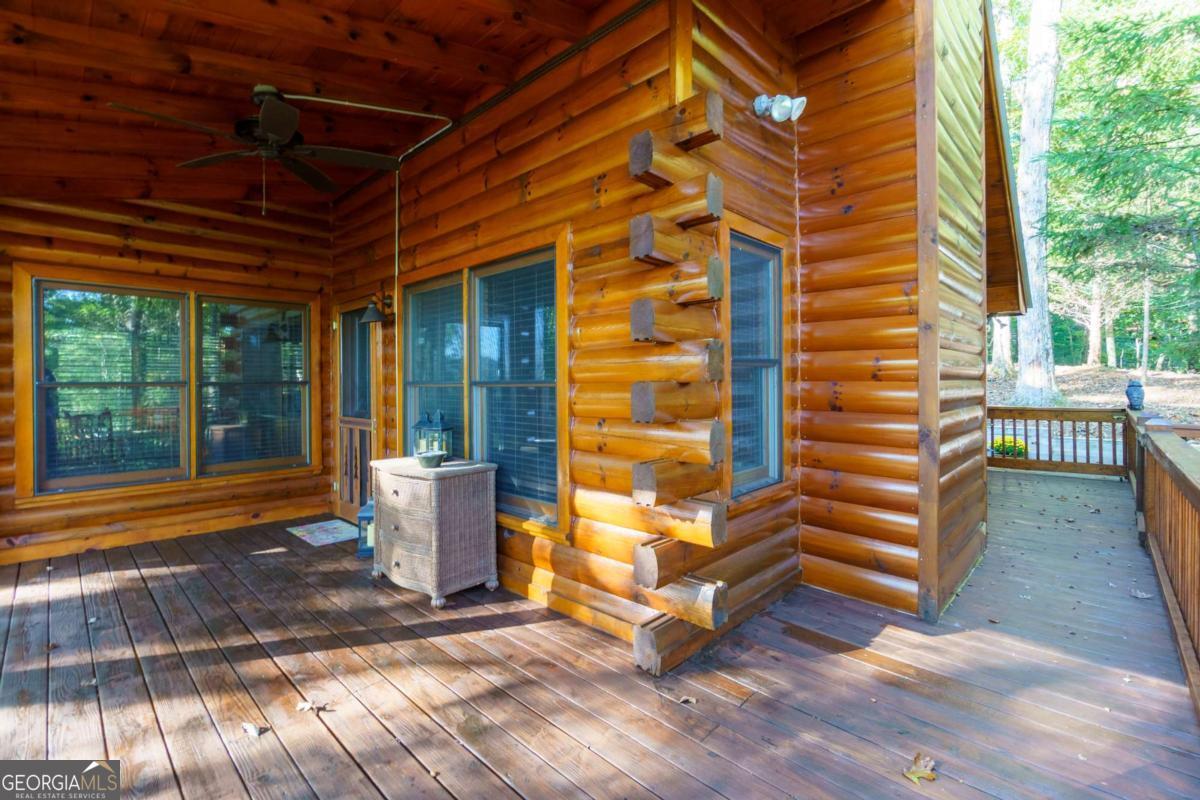 24 Casey Court Blue Ridge, GA 30513 - Photo 36 of 54 a view of outdoor space with wooden floor and iron fence