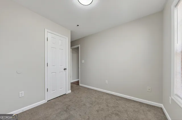 a view of an empty room