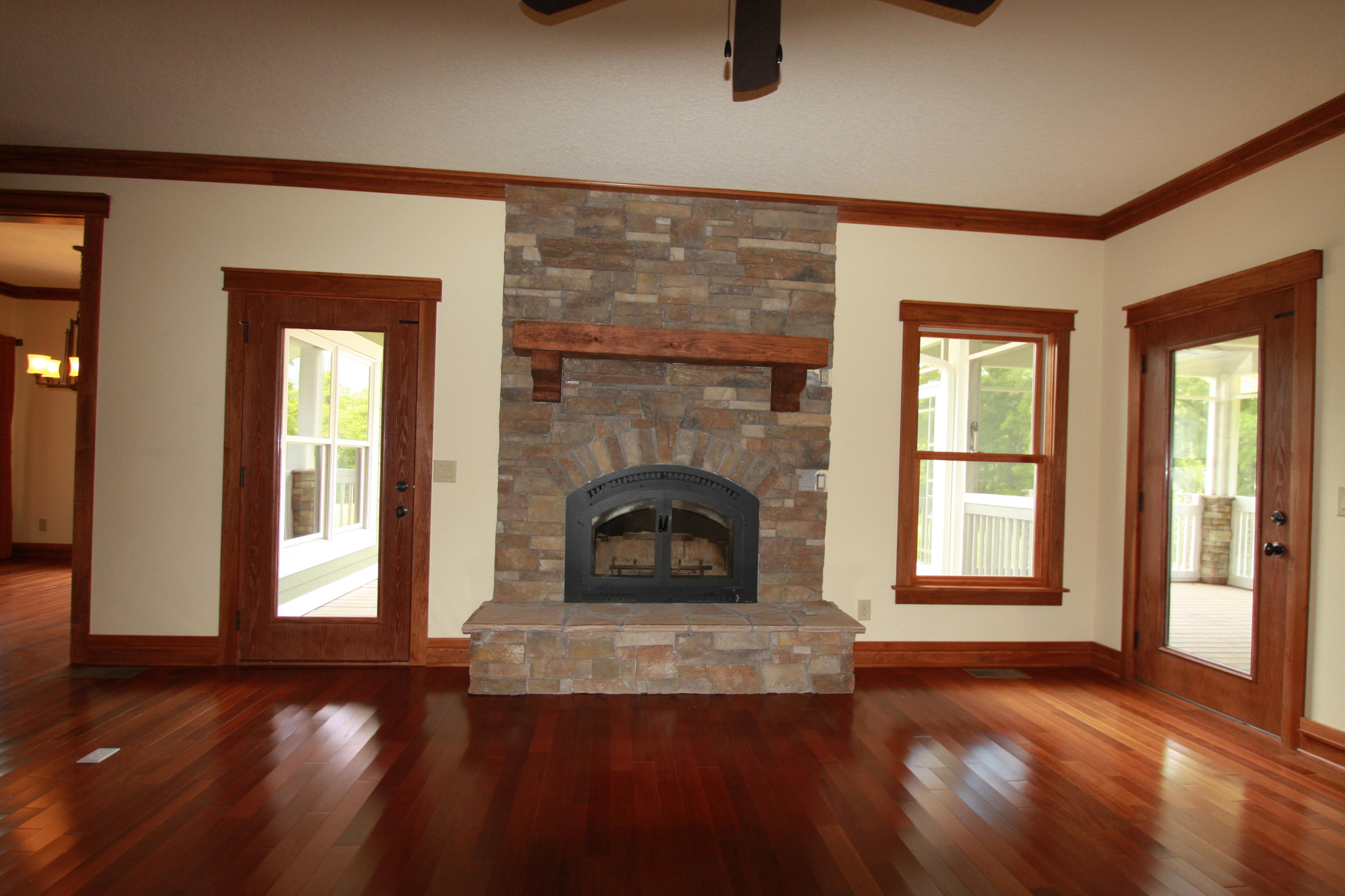 172 Ccc Road Wartburg, TN 37887 - Photo 15 of 35 Beautiful Stone Wood Burning Fireplace