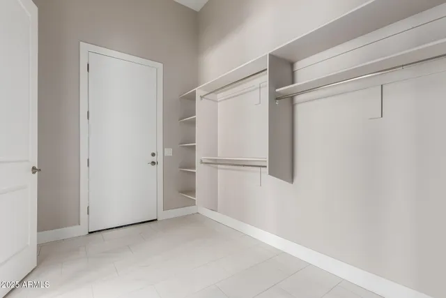 a view of closet area