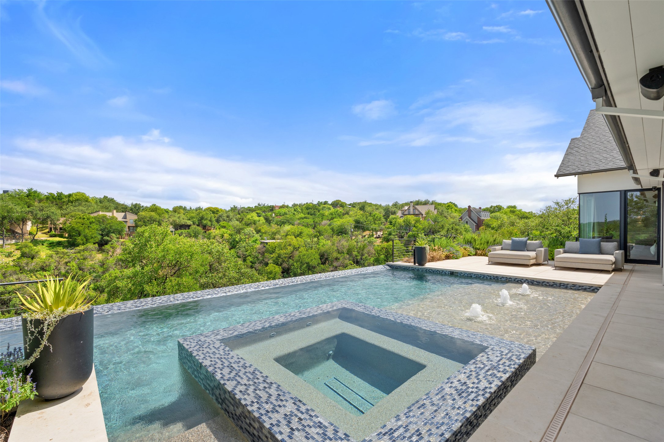 3111 Above Stratford Place Austin, TX 78746 - Photo 30 of 40 a view of swimming pool from balcony