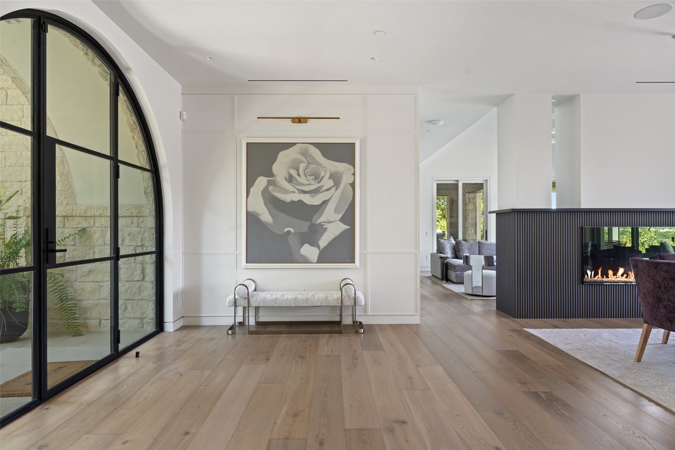 3111 Above Stratford Place Austin, TX 78746 - Photo 5 of 40 a view of an entryway with wooden floor