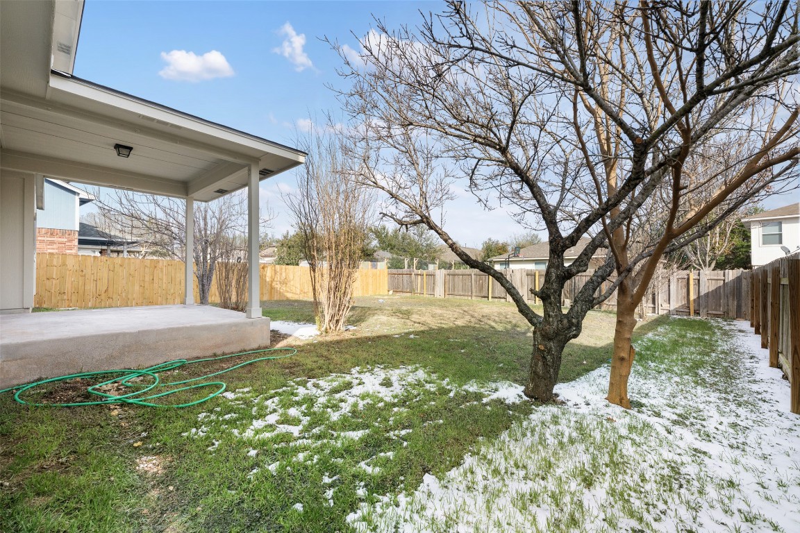 15216 Mandarin Crossing Pflugerville, TX 78660 - Photo 40 of 40 Fenced backyard featuring a patio