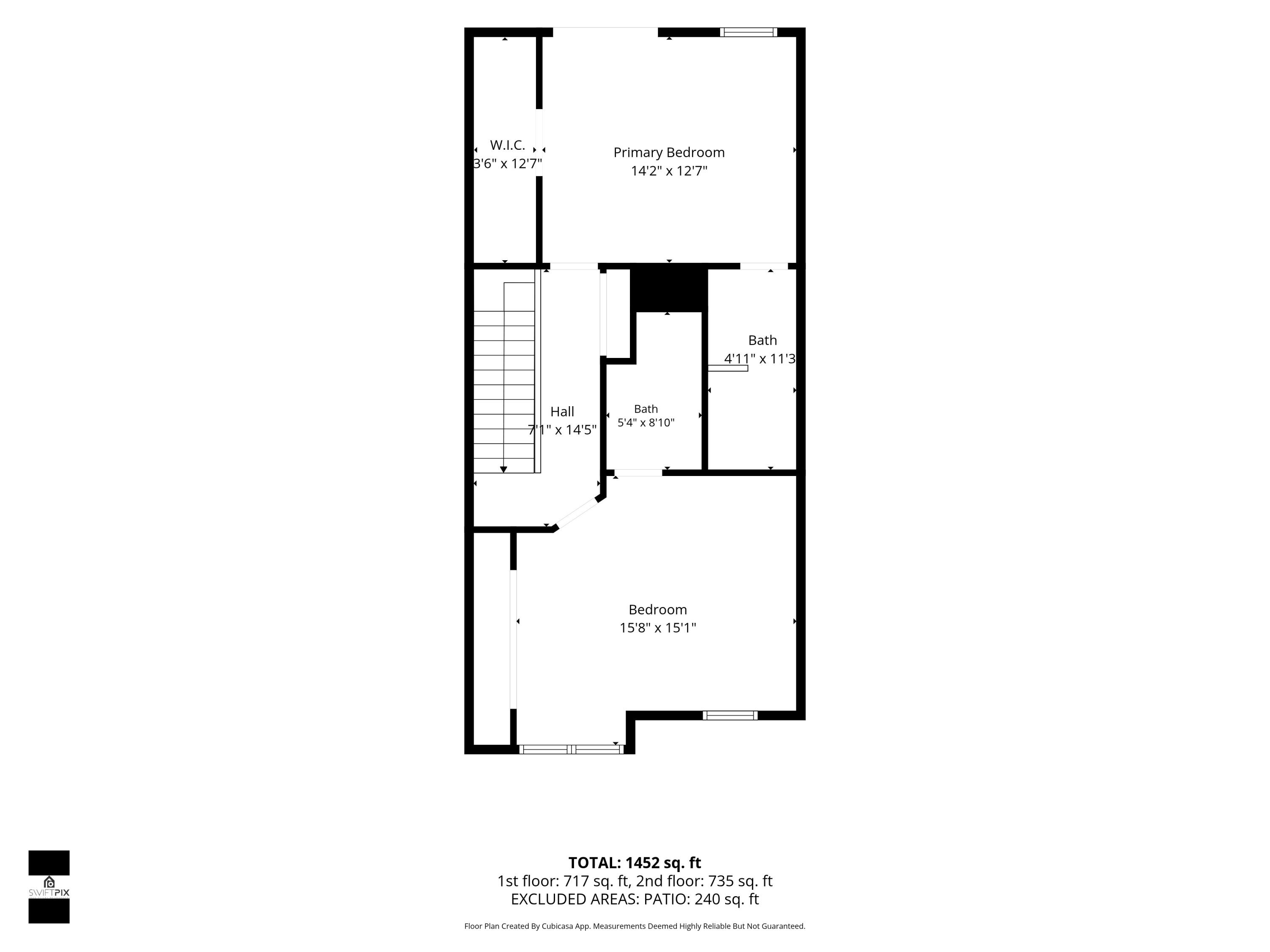 1330 Northwest 13th Street, Unit 3 Boca Raton, FL 33486 - Photo 62 of 62 2nd floor floorplan