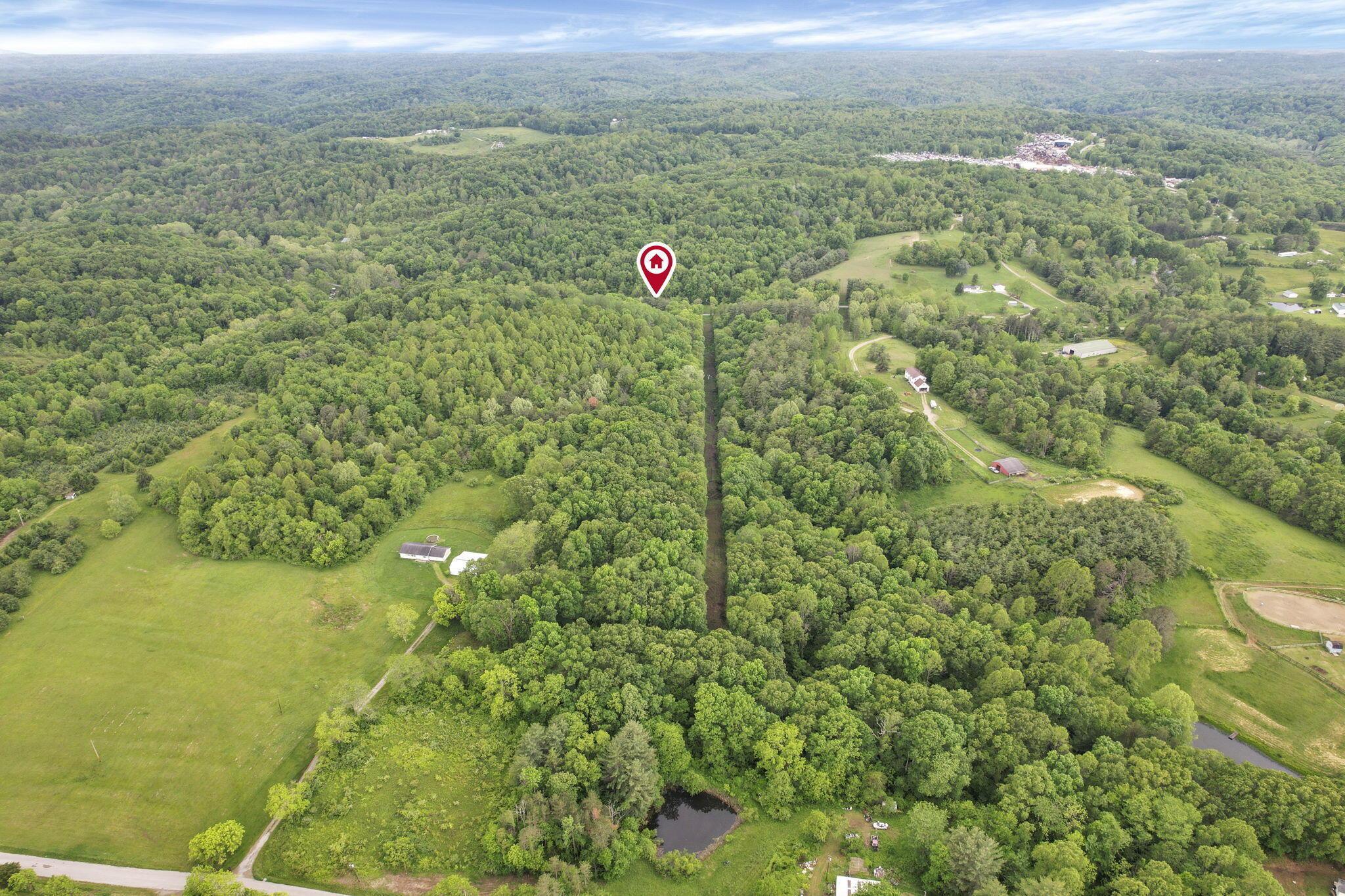 11250 Grass Run Road New Marshfield, OH 45766 - Photo 12 of 16 Bird’s Eye View Showing Location Marker
