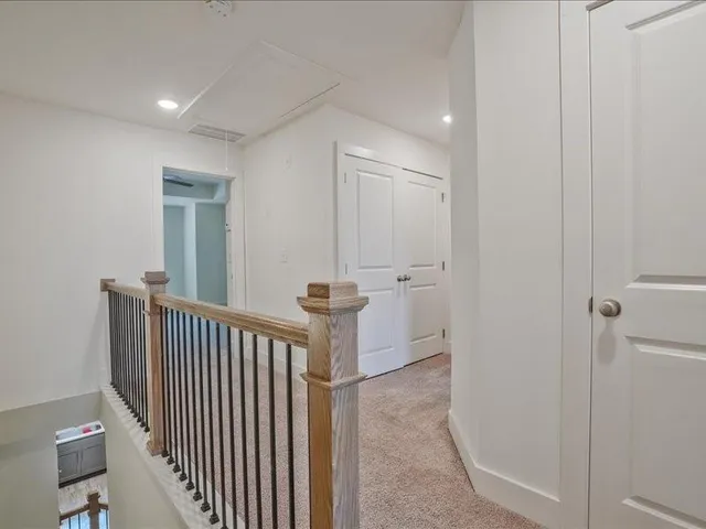 a view of a hallway with a hallway