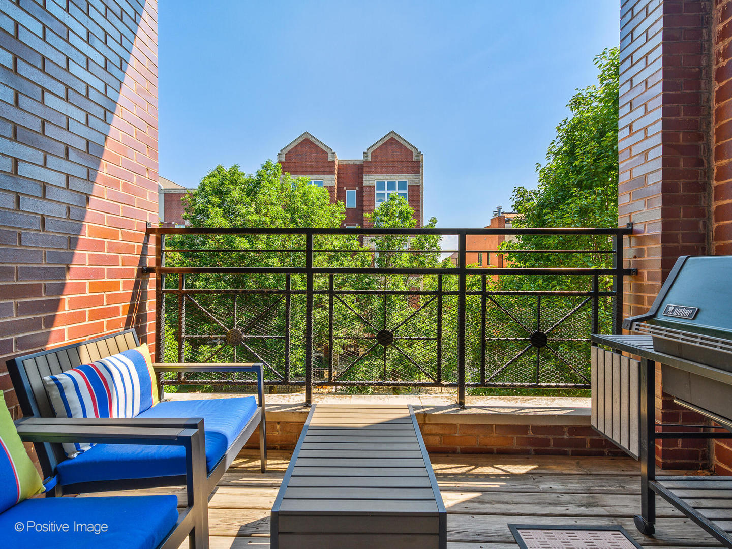 2128 West Rice Street, Unit 3 Chicago, IL 60622 - Photo 15 of 23 a view of a city from a balcony