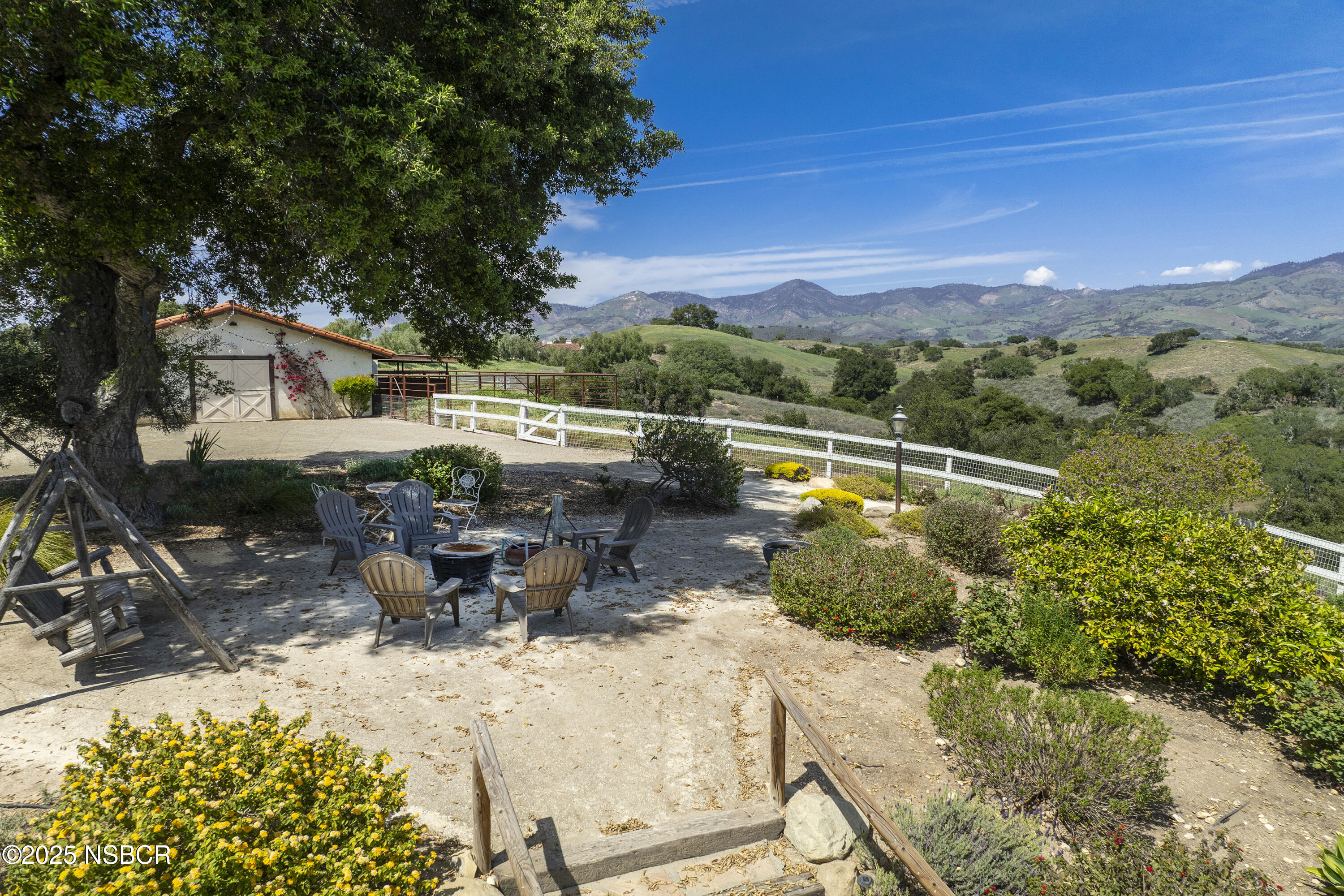 3776 Live Oak Road Santa Ynez, CA 93460 - Photo 27 of 46 a view of swimming pool with outdoor seating and plants