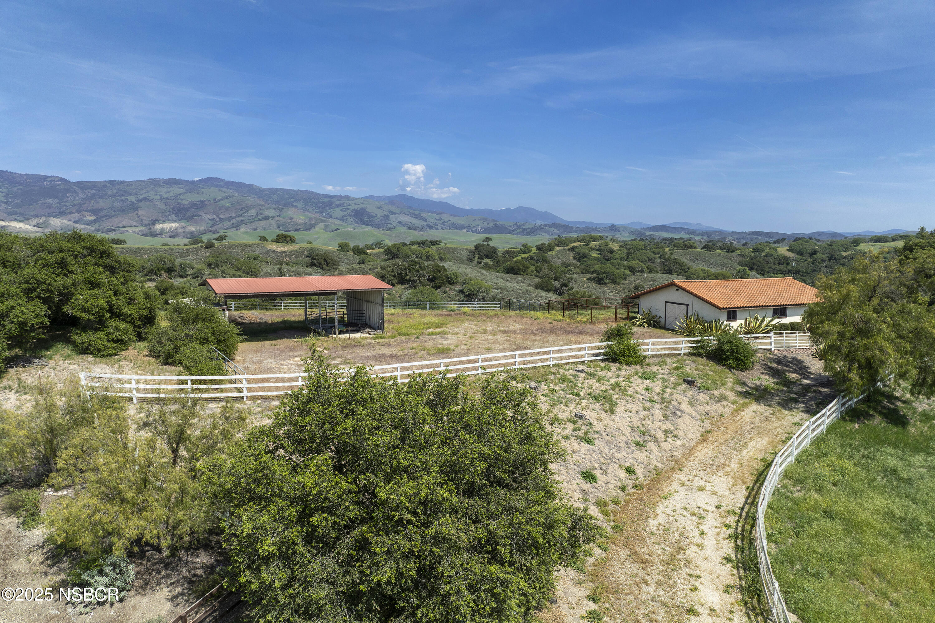 3776 Live Oak Road Santa Ynez, CA 93460 - Photo 31 of 46 an aerial view of a house with a yard