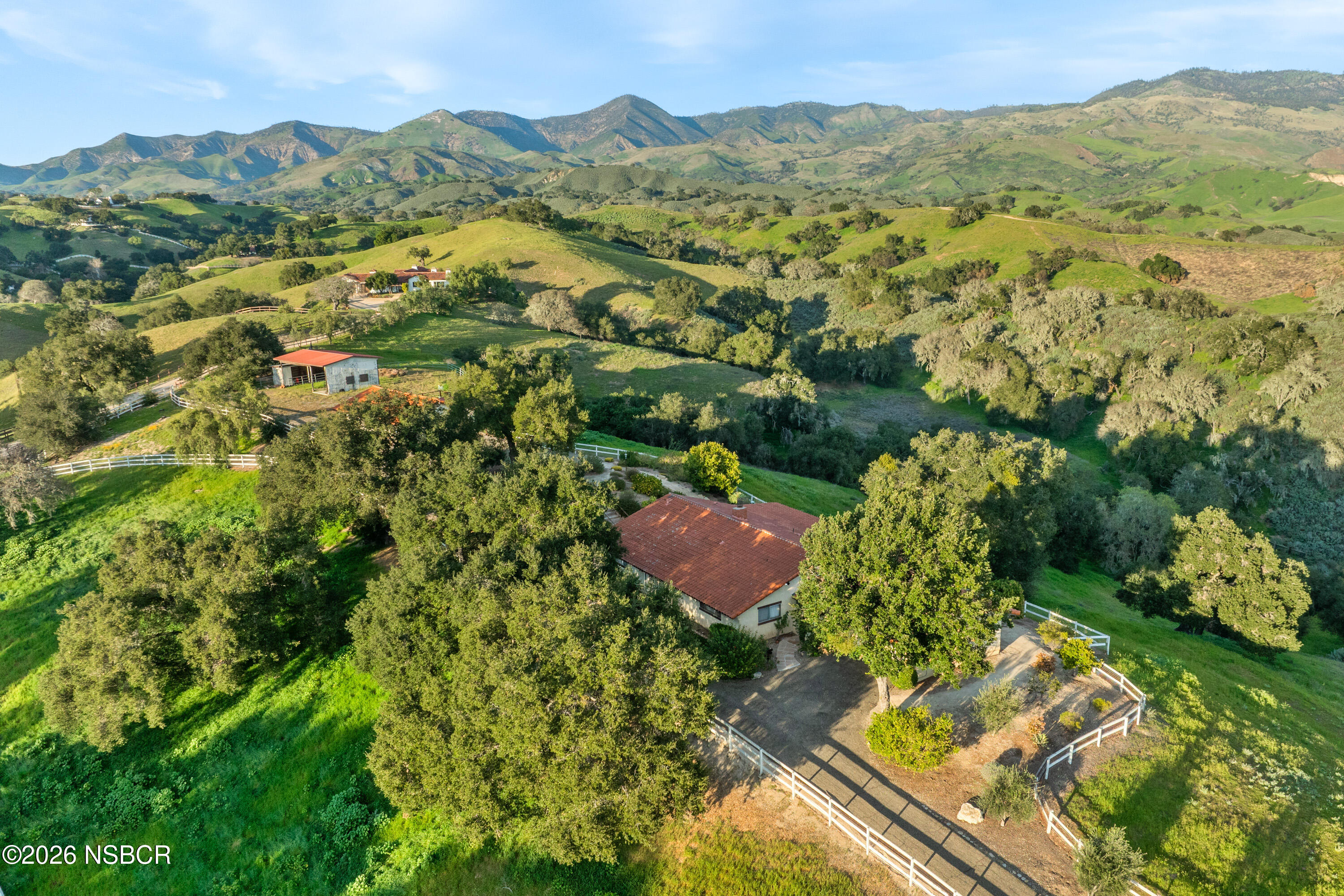 3776 Live Oak Road Santa Ynez, CA 93460 - Photo 5 of 46 an aerial view of residential houses with outdoor space