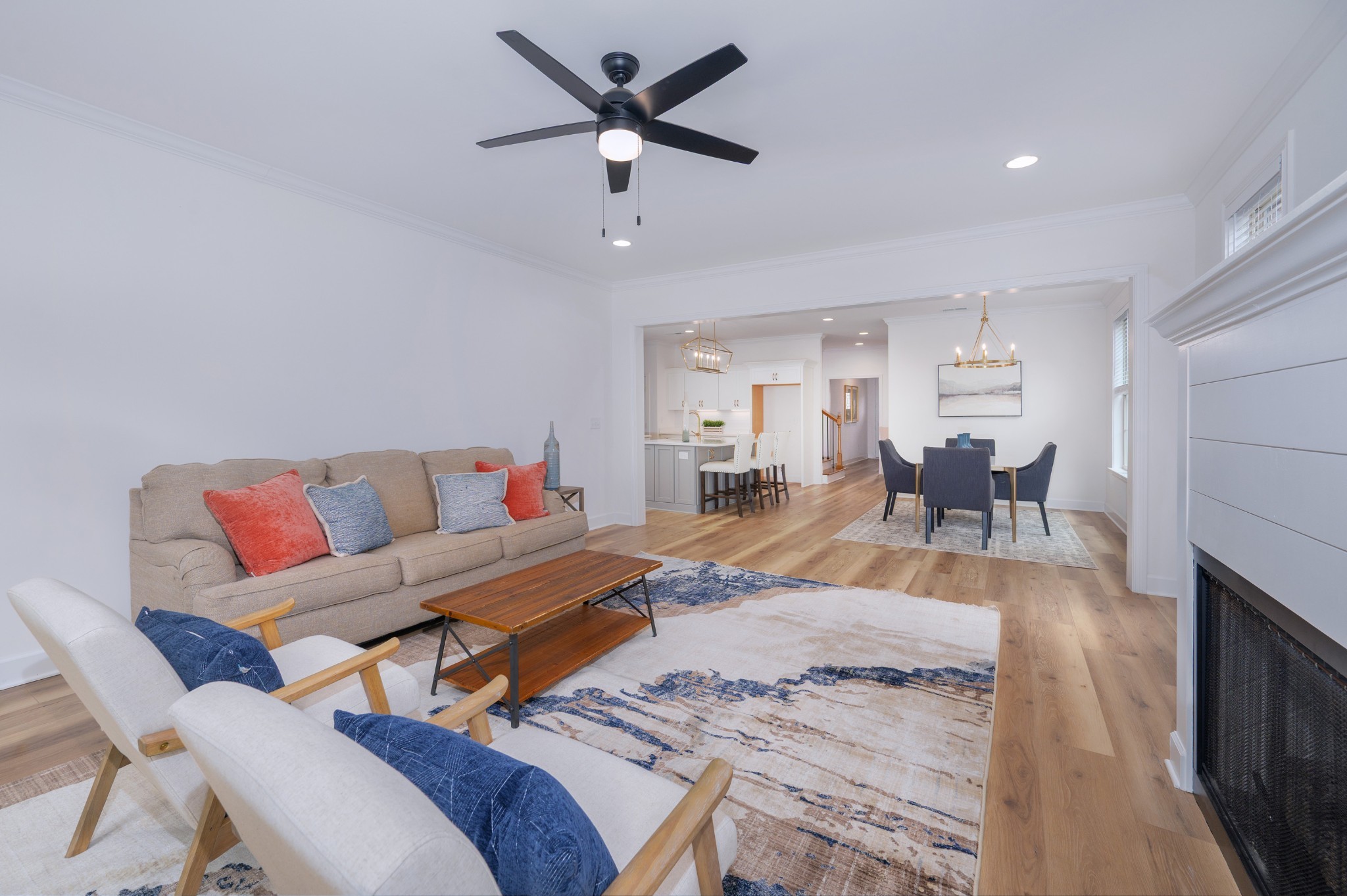 116 Nickolas Circle Lebanon, TN 37087 - Photo 5 of 32 a living room with furniture and a wooden floor