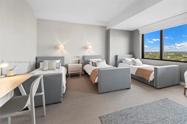 a view of a large building with a lot of windows