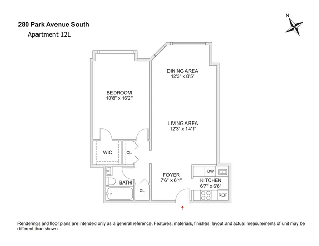 $1,325,000 | 280 Park Avenue South, Unit 12L | Flatiron