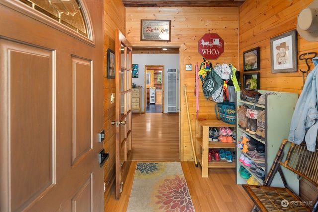 a room with furniture and window